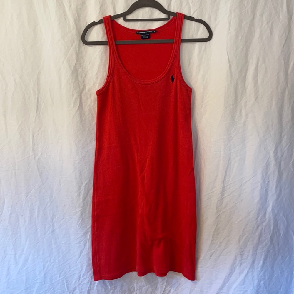 Ralph Lauren Sport Bright Coral Dress